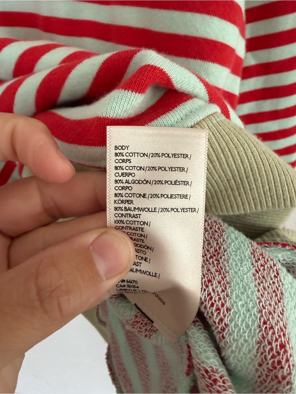 Free People We The Free Classic Striped Oversized Crewneck Sweatshirt Pullover - Picture 6 of 8